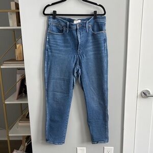 Madewell ‘Stovepipe’ Classic Blue Denim Pants